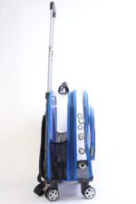 MİGNO Prestige Model Şeffaf Kedi Köpek Taşıma Çantaları Büyük - Mavi - Görsel 3