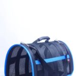 MİGNO Astra Fileli Model Kedi Köpek Taşıma Çantaları - Mavi