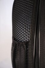 MİGNO Prestige Model Fileli-Şeffaf Kedi Köpek Taşıma Çantaları Küçük - Siyah - Görsel 4