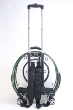 MİGNO Küçük Şeffaf - Fileli Model Kedi Köpek Taşıma Çantası Yeşil - Görsel 4