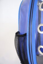 MİGNO Prestige Model Şeffaf Kedi Köpek Taşıma Çantaları Büyük - Mavi - Görsel 5