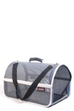 MİGNO FLYBAG Voyager Fileli Model Kedi Köpek Taşıma Çantaları - Gri - Görsel 3