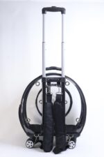 MİGNO Büyük Fileli Model Kedi Köpek Taşıma Çantası Siyah - Görsel 4