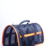 MİGNO Astra Fileli Model Kedi Köpek Taşıma Çantaları - Turuncu