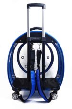 MİGNO Jumbo Model Kedi Köpek Taşıma Çantası Fileli Mavi - Görsel 5