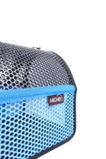 MİGNO FLYBAG Voyager Fileli Model Kedi Köpek Taşıma Çantaları - Mavi-Siyah - Görsel 4